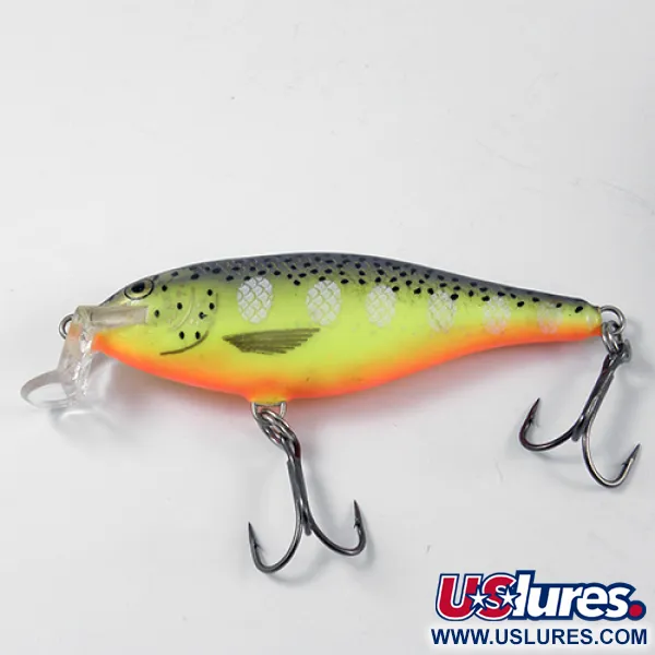 Rapala Shallow Shad Rap Wobbler, Barsch, 7g, Balsaholz, #2613