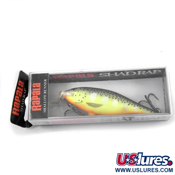 Rapala Shallow Shad Rap Wobbler, Barsch, 7g, Balsaholz, #2613
