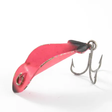 Buck Perry Spoonplug Löffelköder, Pink / Schwarz, 4g, Messing, #2632