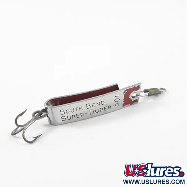 South Bend Super-Duper 501 Blinker, Nickel, 2,3g, Vintage, #2635