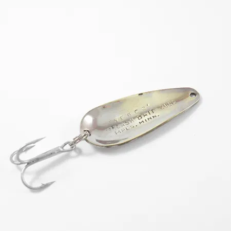 Nebco Flash Bait 2662 Blinker, Gehämmerter Nickel, 8g, Klassik, #2641