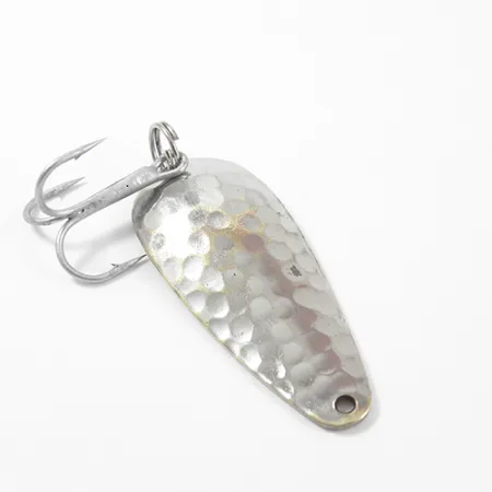 Nebco Flash Bait 2662 Blinker, Gehämmerter Nickel, 8g, Klassik, #2641