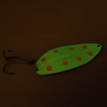 TODDCO Main liner Glow Blinker, Glow White/Red/Nickel, 21g, #2662