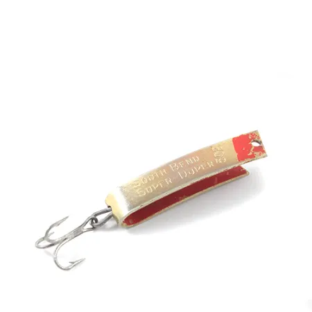 Super-Duper 502 Blinker, Gold / Rot, 2,5g, Vintage-Köder, #2667