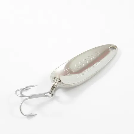 Luhr Jensen Krocodile Blinker, Hammered Nickel, 7g, Weitwurf, #2682