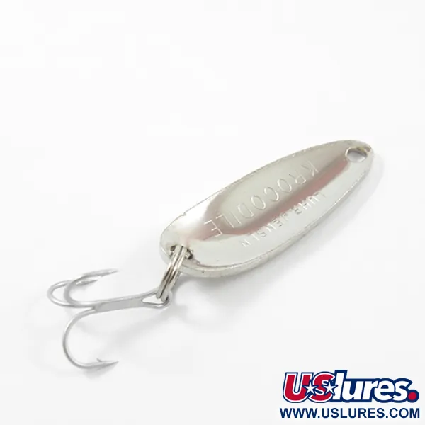 Luhr Jensen Krocodile Blinker, Hammered Nickel, 7g, Weitwurf, #2682