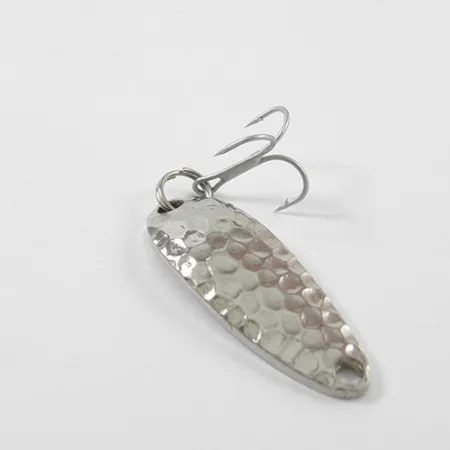 Luhr Jensen Krocodile Blinker, Hammered Nickel, 7g, Weitwurf, #2682