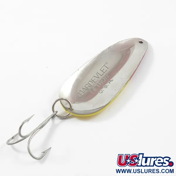 Dardevle Dardevlet Blinker, Rot/Gelb/Nickel, 21g, Weitwurf, #2690