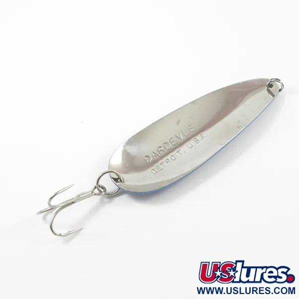 Eppinger Dardevle Blinker, Blau/Nickel, 28g, Wabenmuster, #2694