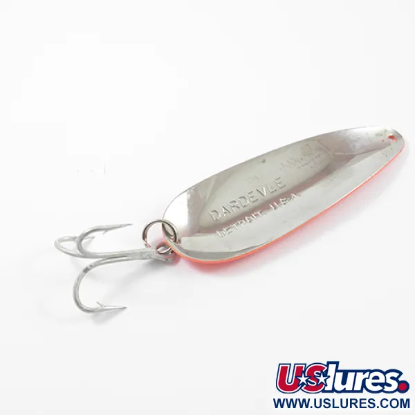 Dardevle Blinker, Pink / Schwarz / Nickel, 28g, Detroit USA, #2695