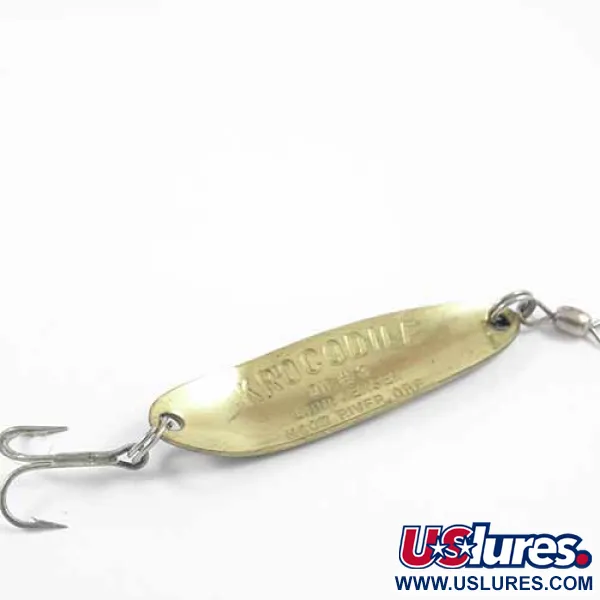 Luhr Jensen Krocodile Die #3 Blinker, Frog (Grün/Gelb), 10g, #2716