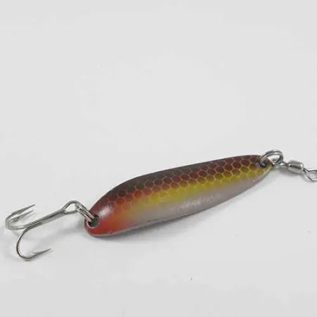 Luhr Jensen Krocodile Die #3 Blinker, Braun, 10g, Wabenmuster, #2717