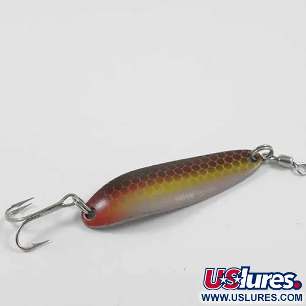 Luhr Jensen Krocodile Die #3 Blinker, Braun, 10g, Wabenmuster, #2717