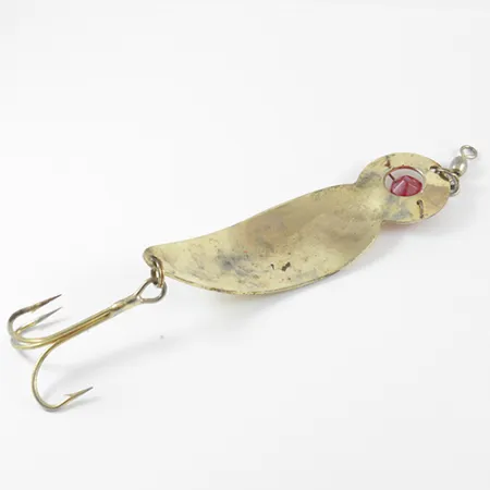 Lucky Strike One Eye Wiggler Blinker, Gold / Rot, 28g, Messing, #2759