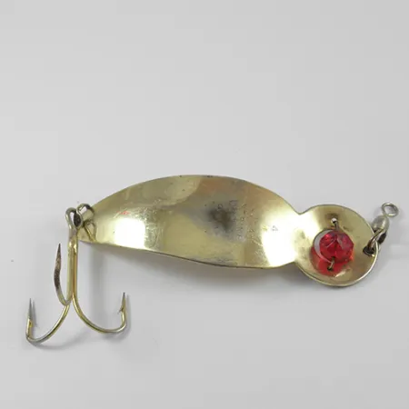 Lucky Strike One Eye Wiggler Blinker, Gold / Rot, 28g, Messing, #2759