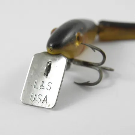 MirrOlure Bass-master Gelenkwobbler, Golden Natural, 2g, Vintage, #2768