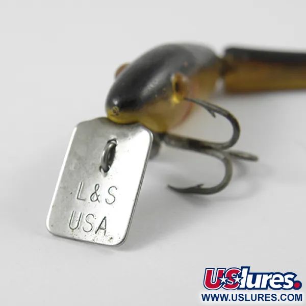 MirrOlure Bass-master Gelenkwobbler, Golden Natural, 2g, Vintage, #2768