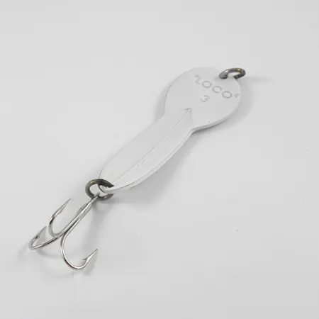 Glen Evans Loco 3 Blinker, Weiß/Hologramm, 17g, Vintage, #2771