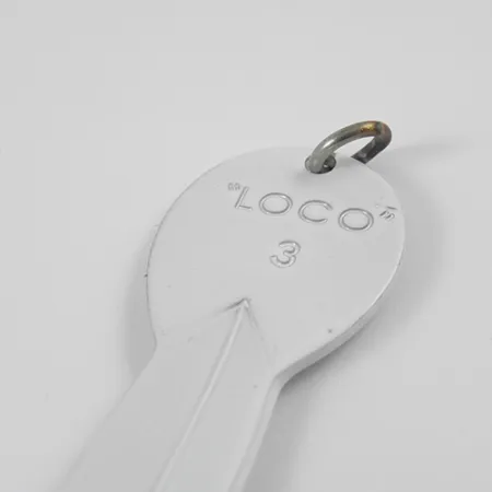 Glen Evans Loco 3 Blinker, Weiß/Hologramm, 17g, Vintage, #2771