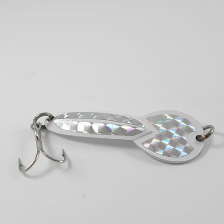 Glen Evans Loco 3 Blinker, Weiß/Hologramm, 17g, Vintage, #2771