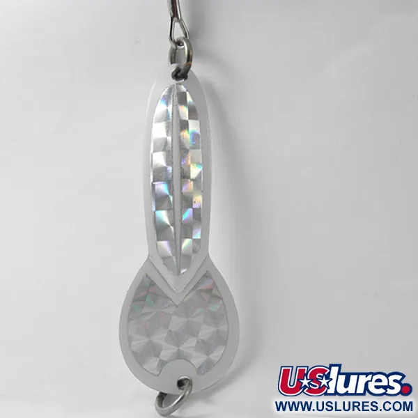 Glen Evans Loco 3 Blinker, Weiß/Hologramm, 17g, Vintage, #2771