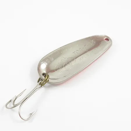 Nebco Tor-P-Do Blinker, Gehämmertes Nickel/Orange, 14g, Vintage, #2784