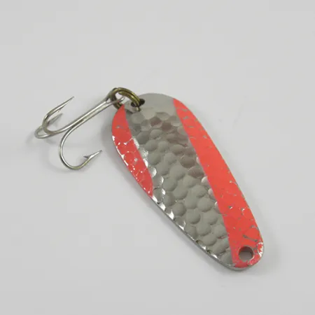 Nebco Tor-P-Do Blinker, Gehämmertes Nickel/Orange, 14g, Vintage, #2784