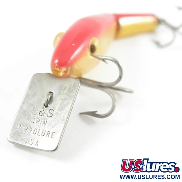 MirrOlure Gelenkwobbler, Gold / Rot, 4g, Vintage USA, #2791