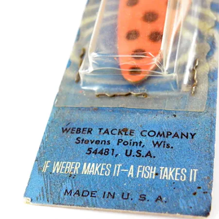 Weber Spoon Blinker, Rot / Schwarz, 11g, Vintage OVP, #2802