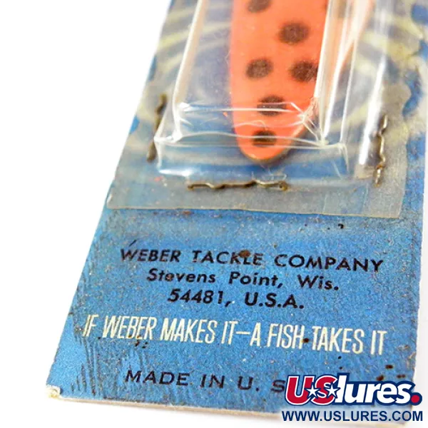 Weber Spoon Blinker, Rot / Schwarz, 11g, Vintage OVP, #2802