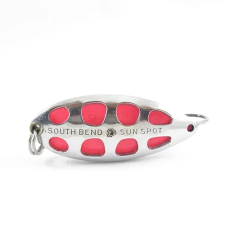 South Bend Sun Spot Blinker, Nickel / Rot, 14g, Krautschutz, #2807