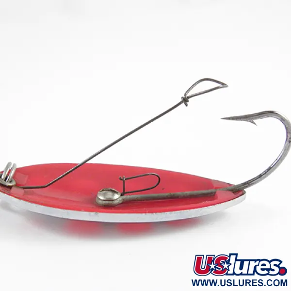 South Bend Sun Spot Blinker, Nickel / Rot, 14g, Krautschutz, #2807