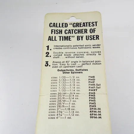 Panther Martin 20 Spinner, Schwarz, 21g, Harrison-Ära, #2808