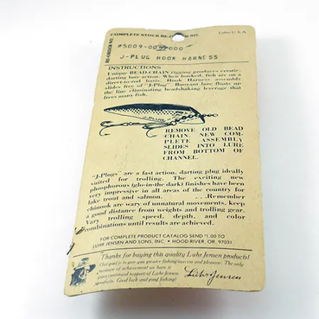 Luhr Jensen Hook Harness Montage, Nickel, 6g, Perlkette, #2811