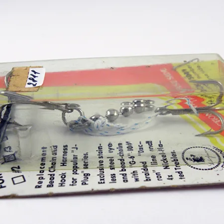 Luhr Jensen Hook Harness Montage, Nickel, 6g, Perlkette, #2811