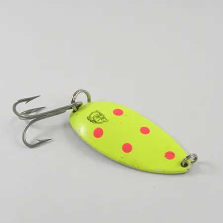 Dardevle Devle Dog 5500 Blinker, Chartreuse/Rot/Nickel, 21g, #2814