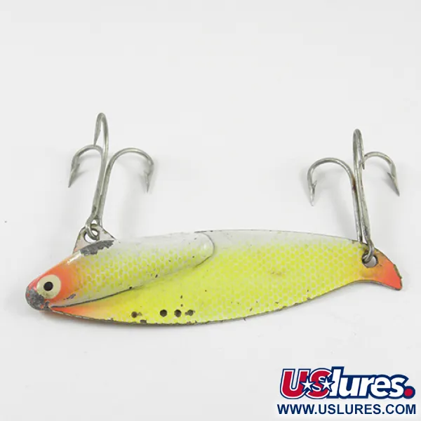 Heddon Sonar 435 Blade Bait, Gelb/Rot, 35g, Verstellbare Aktion, #2820