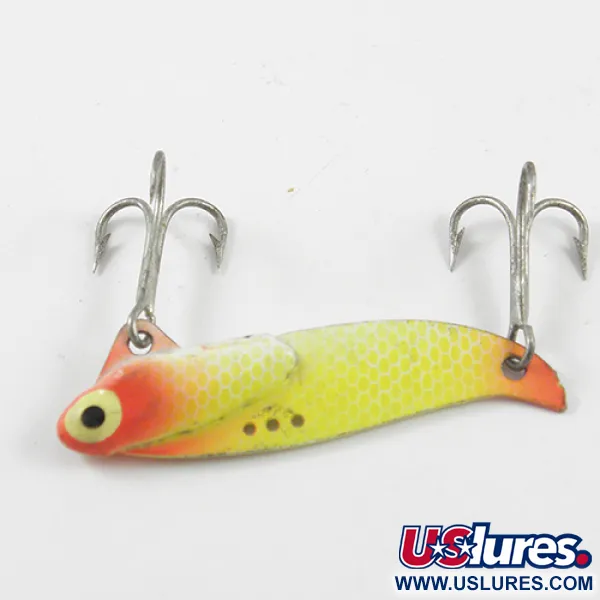 Heddon Sonar 431 Blade, Gelb / Rot, 7.5g, Honigwaben-Muster, #2822
