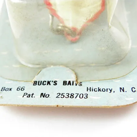 Buck Perry Spoonplug 700er, Rot/Creme, 21g, Vintage, #2846