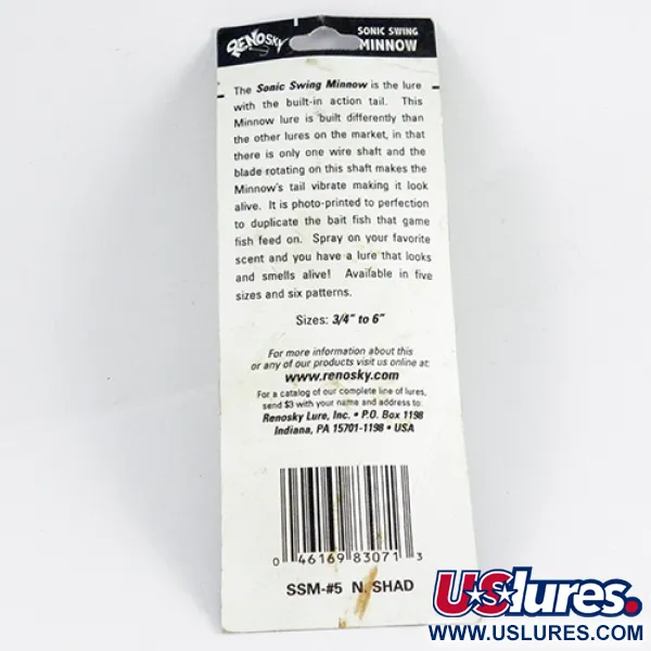 Renosky Sonic Swing Minnow Hybrid-Spinner, Gold, 7g, Goldblatt, #2849