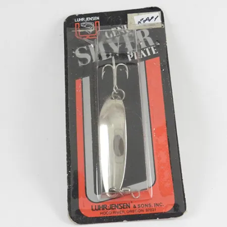 Luhr Jensen Krocodile Die #3 Blinker, Nickel, 7g, Weitwurf-Profil, #2881