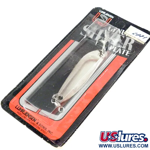 Luhr Jensen Krocodile Die #3 Blinker, Nickel, 7g, Weitwurf-Profil, #2881