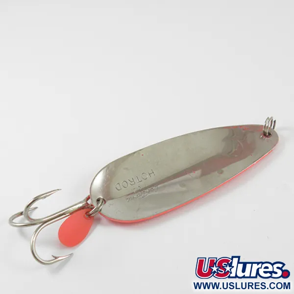 Luhr Jensen Les Davis Hotrod Blinker, Pink/Nickel, 32g, Vintage, #2896
