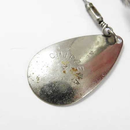 Chippewa Bait Chippewa 4 Spinnerbait, Nickel / Rot, 28g, Doppelblatt, #2909