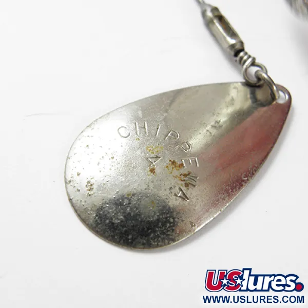 Chippewa Bait Chippewa 4 Spinnerbait, Nickel / Rot, 28g, Doppelblatt, #2909