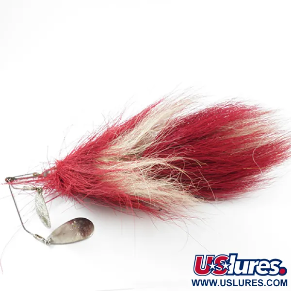 Chippewa Bait Chippewa 4 Spinnerbait, Nickel / Rot, 28g, Doppelblatt, #2909