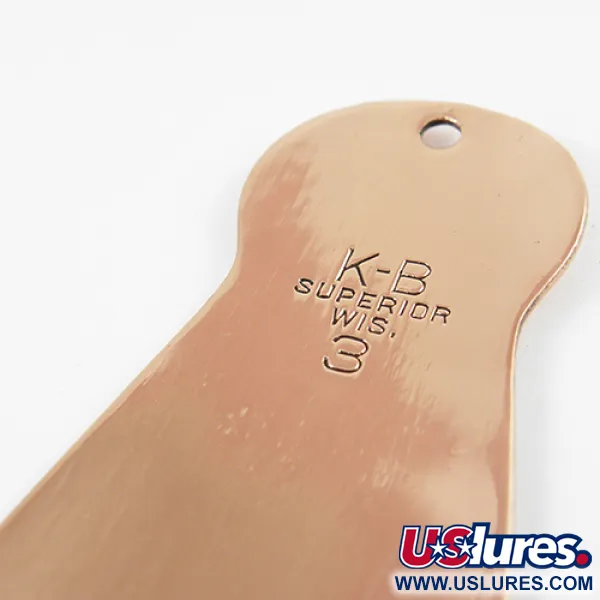 K-B Bait K-B Spoon 3 Blinker, Kupfer, 25g, Vintage USA, #2912