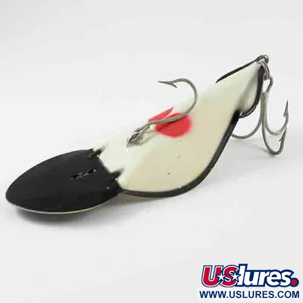 Buck Perry Spoonplug, Weiß/Schwarz, 28g, Strukturfischen, #2914