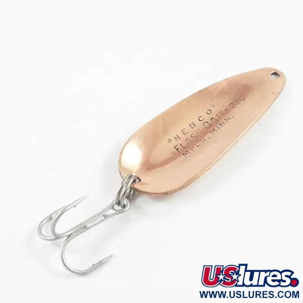 Nebco FlashBait 266 Blinker, Kupfer, 10g, Vintage-Prägung, #2929