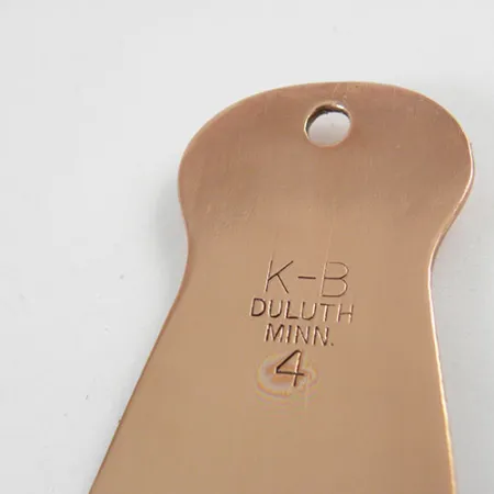 K-B Bait K-B Spoon 4 Blinker, Kupfer, 40g, Weidenblatt, #2930